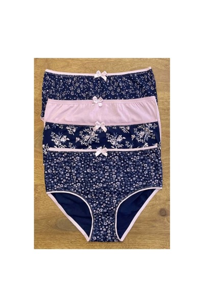 Belinay Women'S, High Waist 4-Piece Panties, Colorful