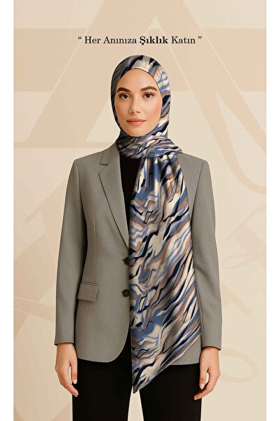 DESENİX Wave Motif Shawl |   A Collection That Adds Energy to Modern and Vibr...