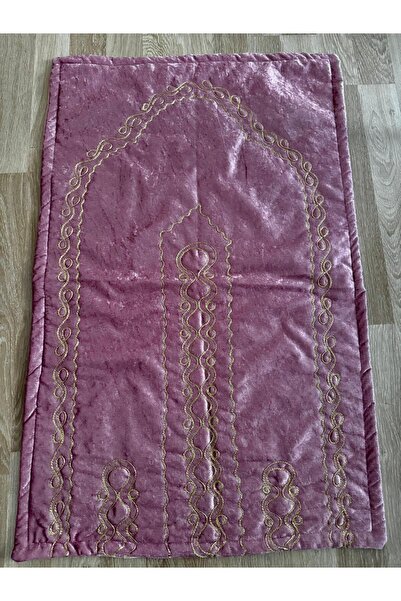 Madamca Fuşya - Süzeneli Kadife Seccade -