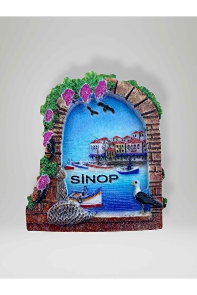 Mundy SİNOP Temalı Polyester Magnet Buzdolabı Süsü