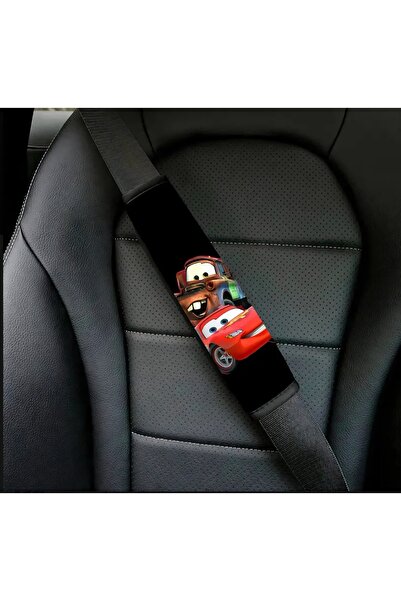 merdümek Şimşek mcqueen ve mater emniyet kemeri aksesuarı- emniyet kemeri omu...