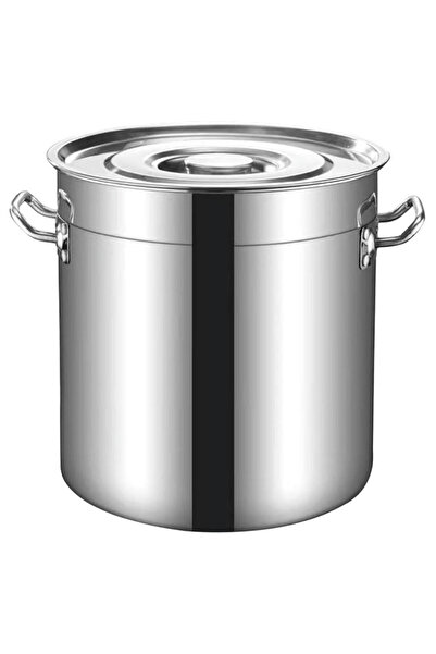 rosberg Oală cu capac R51211C55, 130,5 l, 55x55 cm, Inox