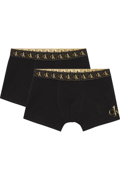 Calvin Klein 2PK TRUNK Erkek Siyah Boxer Set