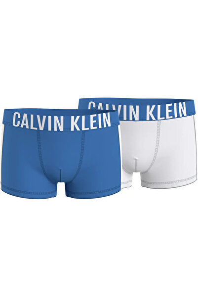 Calvin Klein 2PK TRUNK Erkek Mavi Boxer Set