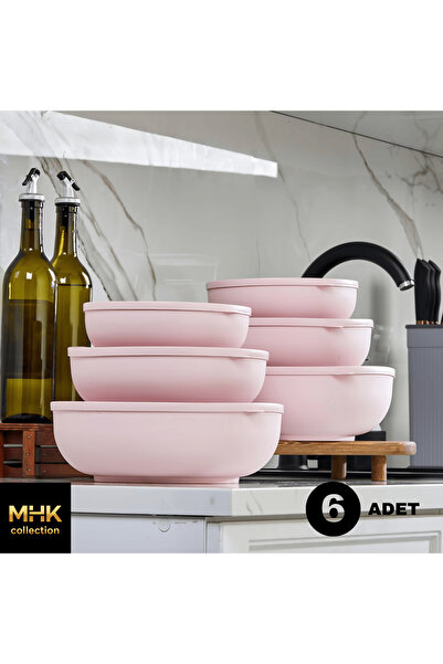 MHK Collection Set of 6 Round Storage Containers