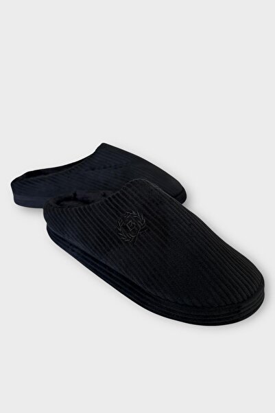 Liger Men's Lightweight Non-Slip Sole House Slippers Panduf Black