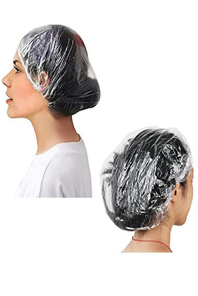 Showay Disposable Shower Cap by - Pack of 100 Waterproof Caps for Women, Men, Hotels, and Spa