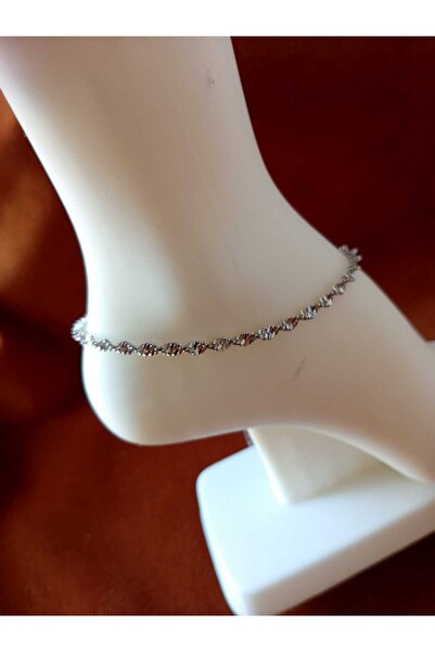 Celestia Silver steel anklet