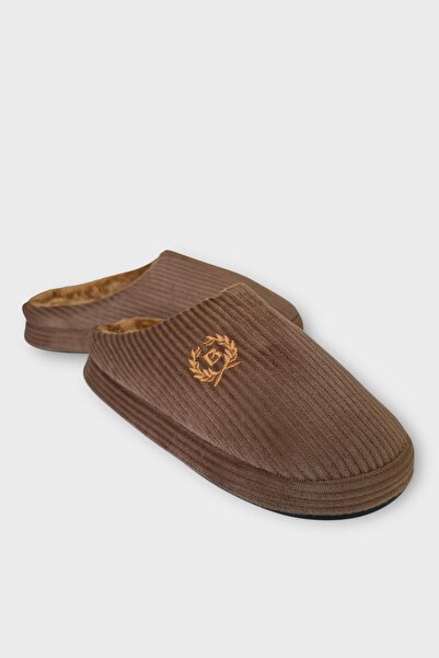Liger Men's Lightweight Non-Slip Sole House Slippers Panduf Brown