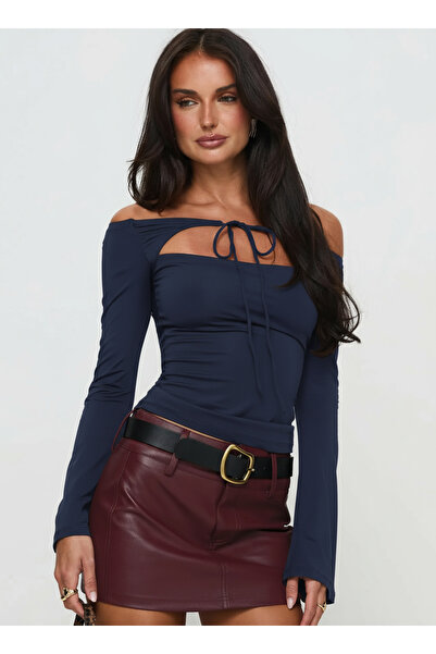 fablair Off-The-Shoulder Long Sleeve Blouse