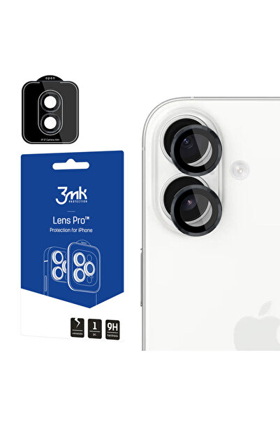 3MK Φιλμ προστασίας φακού iPhone 17 Pro, μαύρο