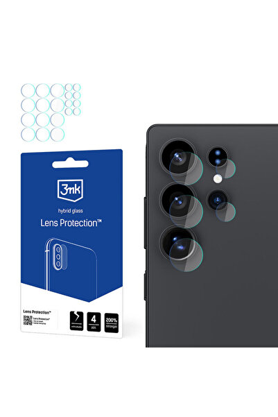 3MK Σετ 4 τεμαχίων Προστατευτική Μεμβράνη Φακού Samsung Galaxy S25 Ultra, δια...