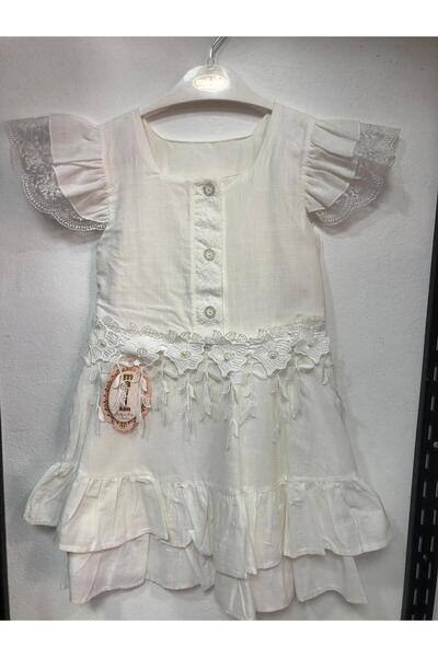 Malikon Girl's Linen Dress