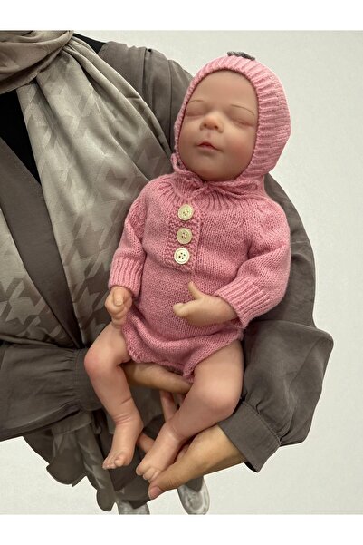 YILDIRIM OYUNCAK 43 Cm Aksesuarlı Gerçekçi Bebek %100 Silikon Yumuşak Doku Aksesuarlı Bebek-Soft Yumuşak Gerçek Bebek