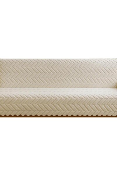 ROYAM غطاء أريكة قابل للتحويل إلى سرير مصنوع من القطن المخملي مع قاعدة مانعة ...