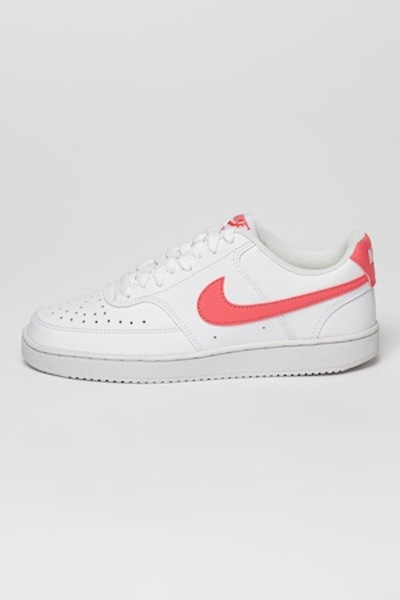 Nike , Leather Sports Shoes Court Vision, White, Pink, Size 5
