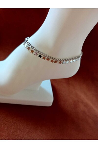 Celestia Steel Silver Color Anklet