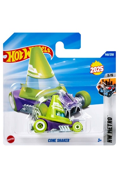 HOT WHEELS Tekli Arabalar Cone Shaker JBB62 Kısa Kartonet