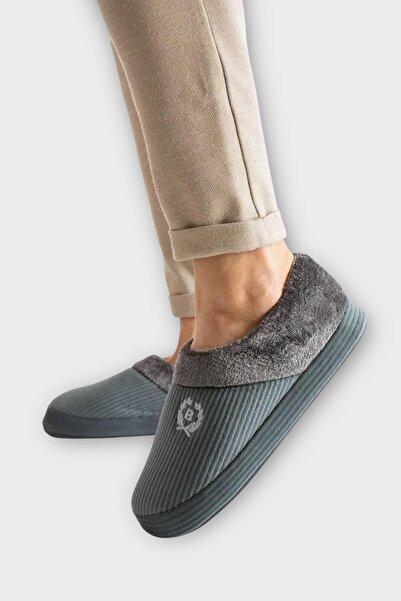 Liger Men's Lightweight Non-Slip Sole Home Shoes Slippers Smoked