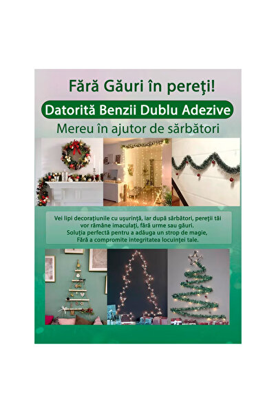 Aurov Banda dublu adeziva Aurov®, 3m x 3cm x 2mm, Puternica cu Tehnologie Nano, Transparenta, Siliconica