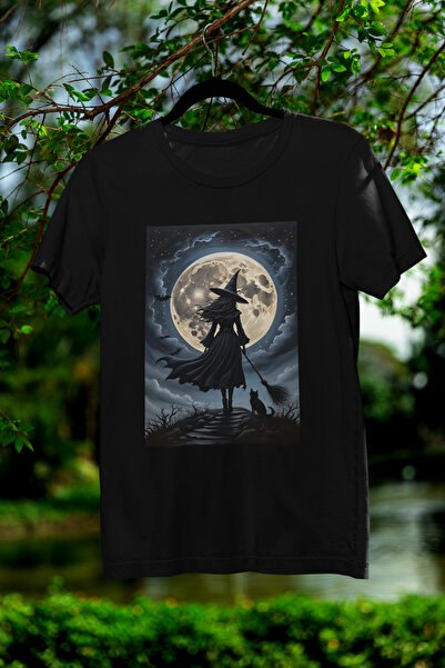 MAGORS تيشيرت للجنسين مطبوع عليه عيد الهالوين من ستيل-إكس