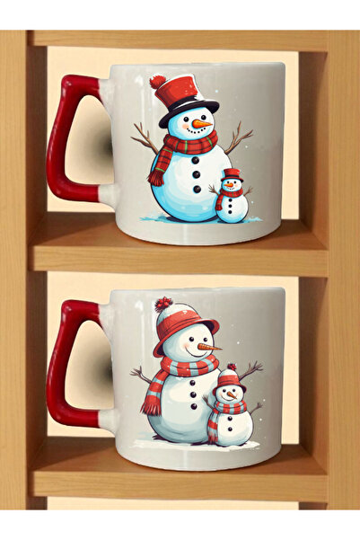 lili hediyelik Snowman Printed Mug - Birthday Gift for Husband, Gift for Man