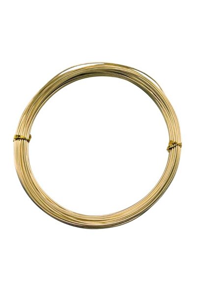 Gerenic سلك معدني ذهبي 10 أمتار سمك 1 مم