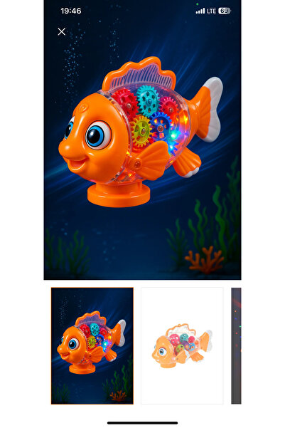 Toys Işıklı sesli balık