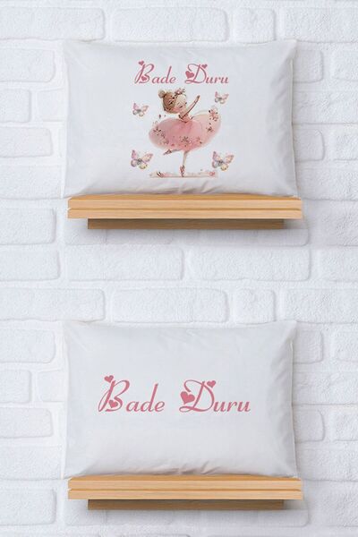 Pia Baby %100 Pamuk İkili İsim Yazılı Bebek Yastık Kılıfı – 35x45 cm Organik ...