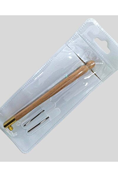 Gerenic إبرة تطريز فرنسية بمقبض خشبي