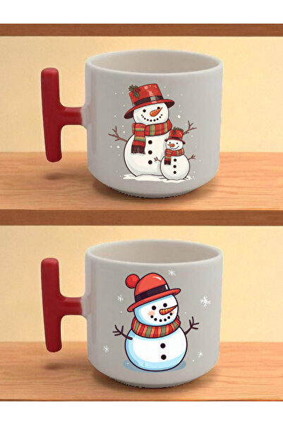 lili hediyelik Snowmen Printed Latte Cup - Gifts for Teachers' Day, Souvenir ...