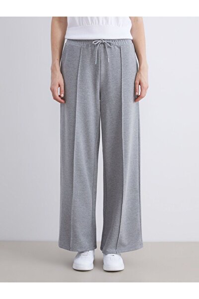 LC Waikiki Beli Lastikli Geniş Paça Kadın Eşofman Altı