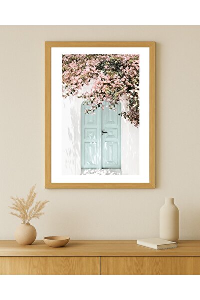 KAYABEY HOME Modern Design Frame-Looking Mdf Painting Door Flower