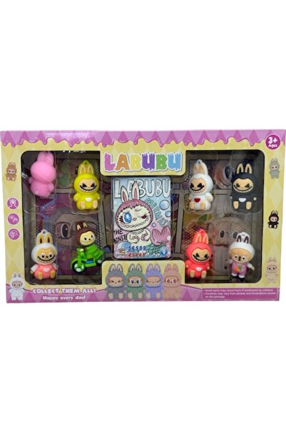 victiny Set 8 figurine din silicon VICTINY, multicolore