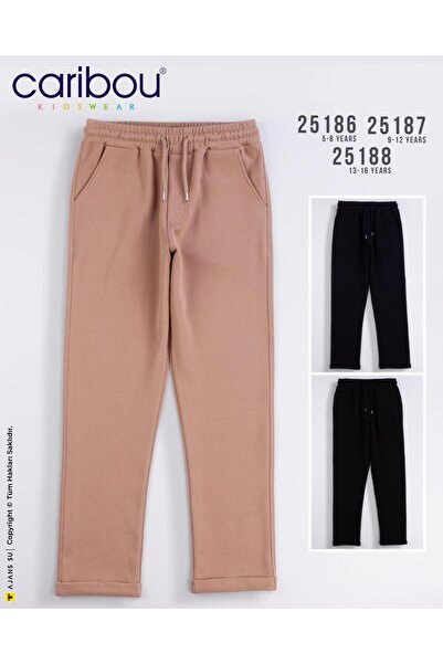 CARİBOU KİDS erkek çocuk beli lastikli Duble paça Jogger Pantolon