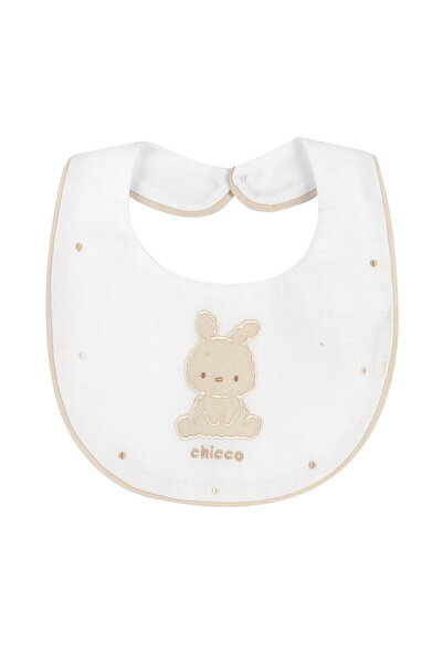 Chicco İşlemeli ve Uygulamalı Mama Önlüğü