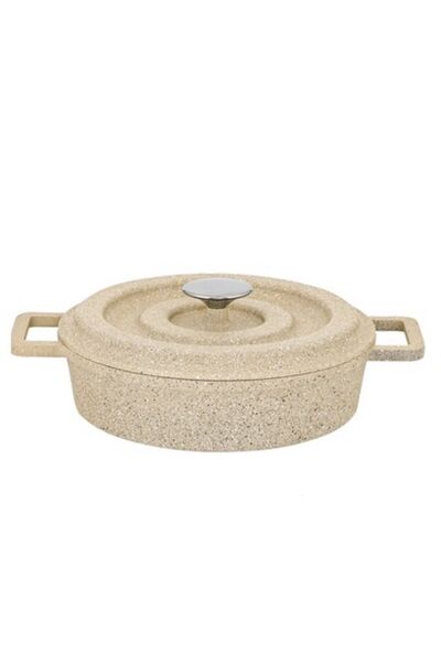 LAVONNI ELAXUSUS 28 cm Döküm Basık Pilav Tenceresi