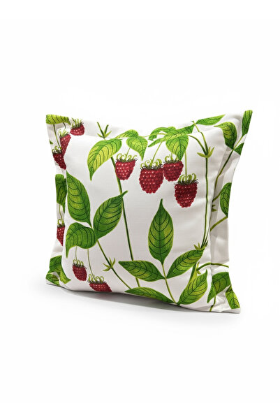 ozdesendesign Raspberry Throw Pillow Cover