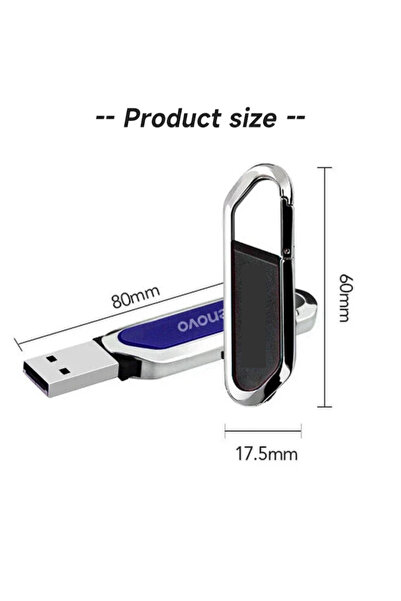 Generic 2TB USB Flash Drive – High-Speed Portable Storage | Metal Design | Plug & Play for Laptop, PC, Car
