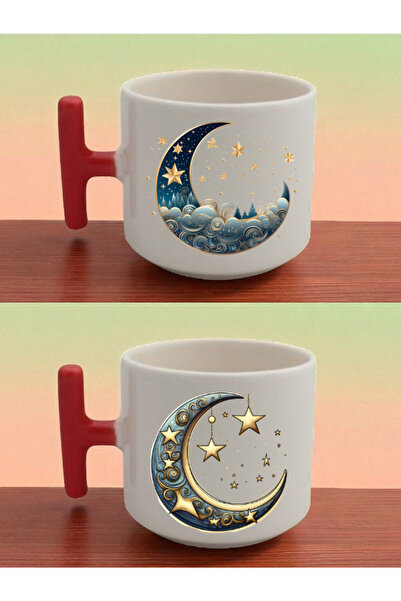 lili hediyelik كوب لاتيه بتصميم القمر - هدية للسيارة، هدية الحناء، هدية عيد م...