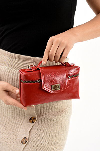 Çanta Trend Isabella Model Red Women's Hand and Shoulder Bag