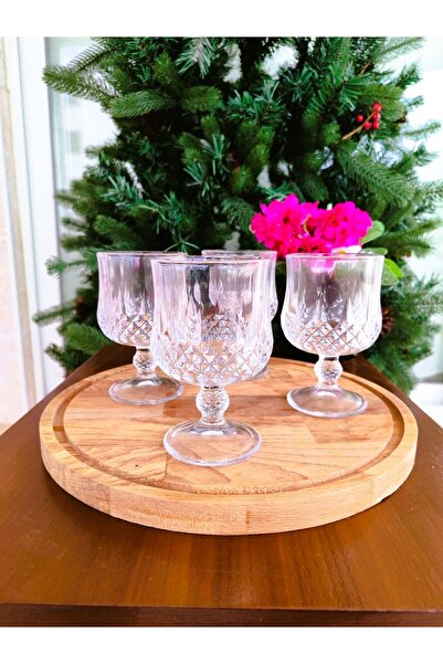 Madame Coco Audrey Set of 4 Short Size Wine Glasses - 170 ml