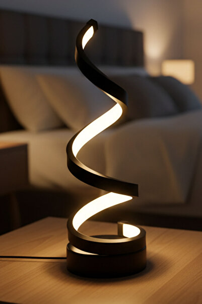 TechnoStation Geometrik Dekor LED Aydınlatma Şık Şirin Loş Masa Ve Gece Lamba...