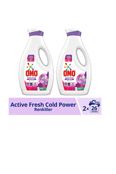 Omo Sıvı Çamaşır Deterjanı Renkli Çamaşırlar İçin Leke Çıkarıcı 1690 ml x2