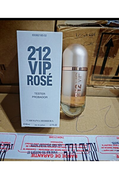 Carolina Herrera 212 vip rose نسائي 80 مل تستر الأصلي كرتون ابيض