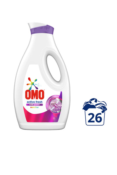 Omo Sıvı Active Fresh Cold Power Renkliler İçin Çamaşır Deterjanı 1690 ml