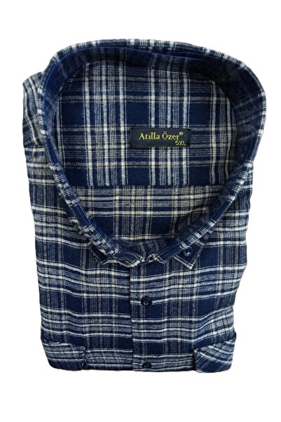 ATİLLA ÖZER battal büyük Rahat Kesim Uzun Kollu CİFT CEPLİ CEPLER KAPAK DÜGME...