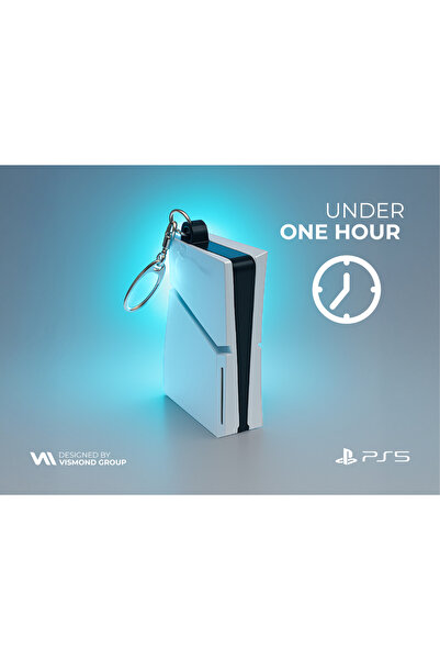 Szdesing سلسلة مفاتيح بلاي ستيشن 5