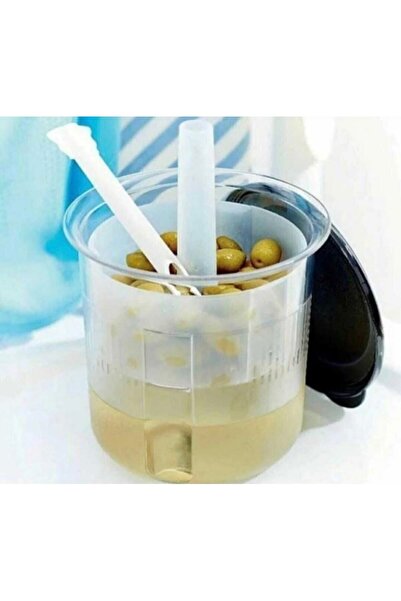 Plus وعاء زيت الزيتون ووعاء التخليل من كريستالين أسانسير سعة 1.5 لتر باللون ا...