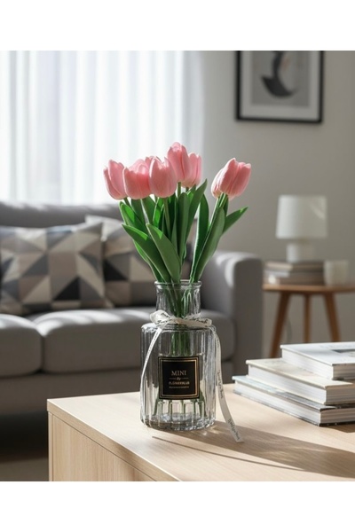 magical dreams Decorative Striped Glass Vase